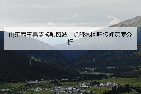 山东西王男篮换帅风波：巩晓彬回归传闻深度分析